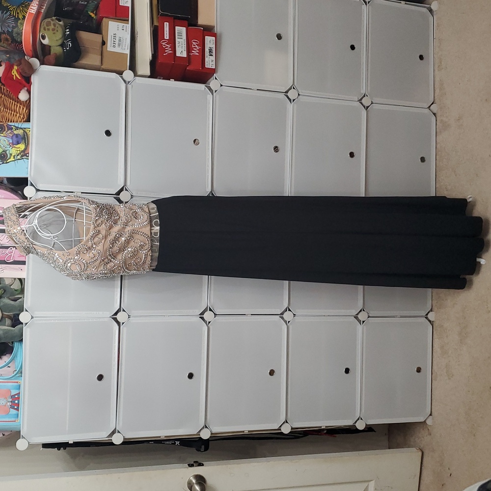 Cachet Beaded Gown Size 6 - Picture 5 of 11